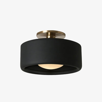 Modern Porcelain Semi Flush Mount Ceiling Light 20