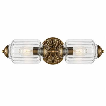 Vintage Art Deco Milk Glass Eloise Vanity Light Fixture 10