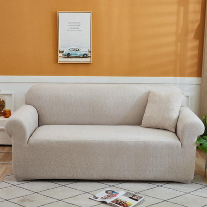 Egg Shell Cross Pattern Sofa Cover - Expandable