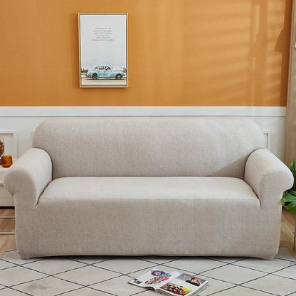 Egg Shell Cross Pattern Sofa Cover - Expandable