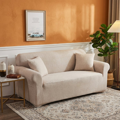 Egg Shell Cross Pattern Sofa Cover - Expandable