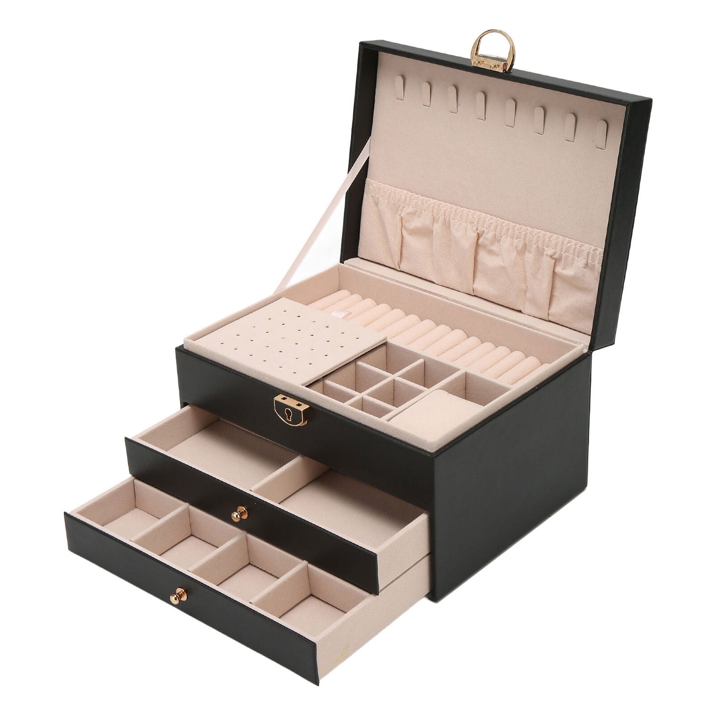 Multilayer Leather Jewellery Box | Organised and Stylish Storage 6