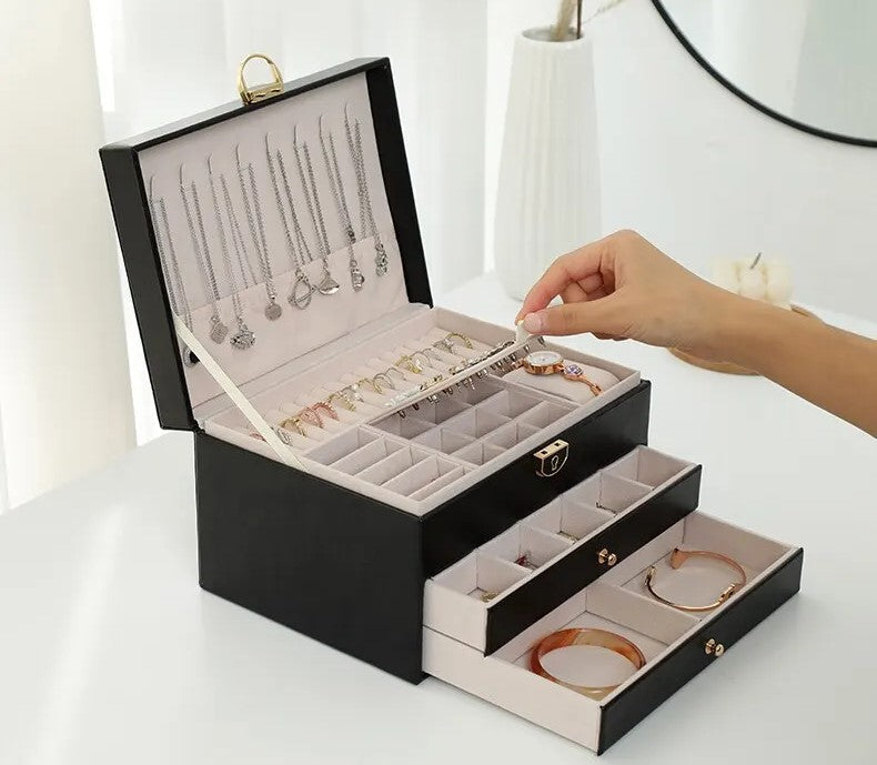 Multilayer Leather Jewellery Box | Organised and Stylish Storage 8