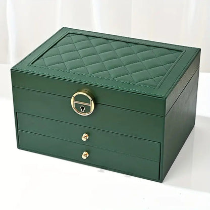 Multilayer Leather Jewellery Box | Organised and Stylish Storage 0
