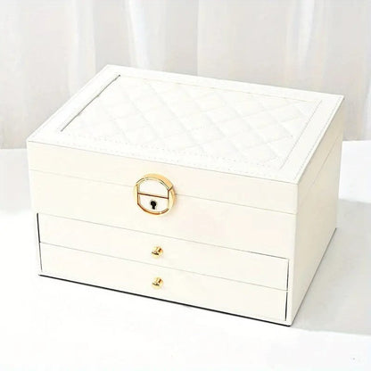 Multilayer Leather Jewellery Box | Organised and Stylish Storage 1