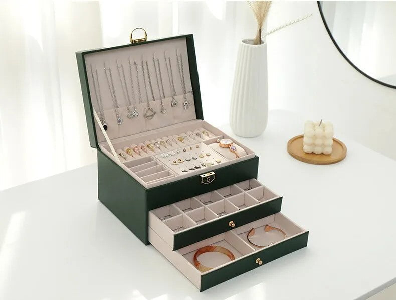 Multilayer Leather Jewellery Box | Organised and Stylish Storage 4