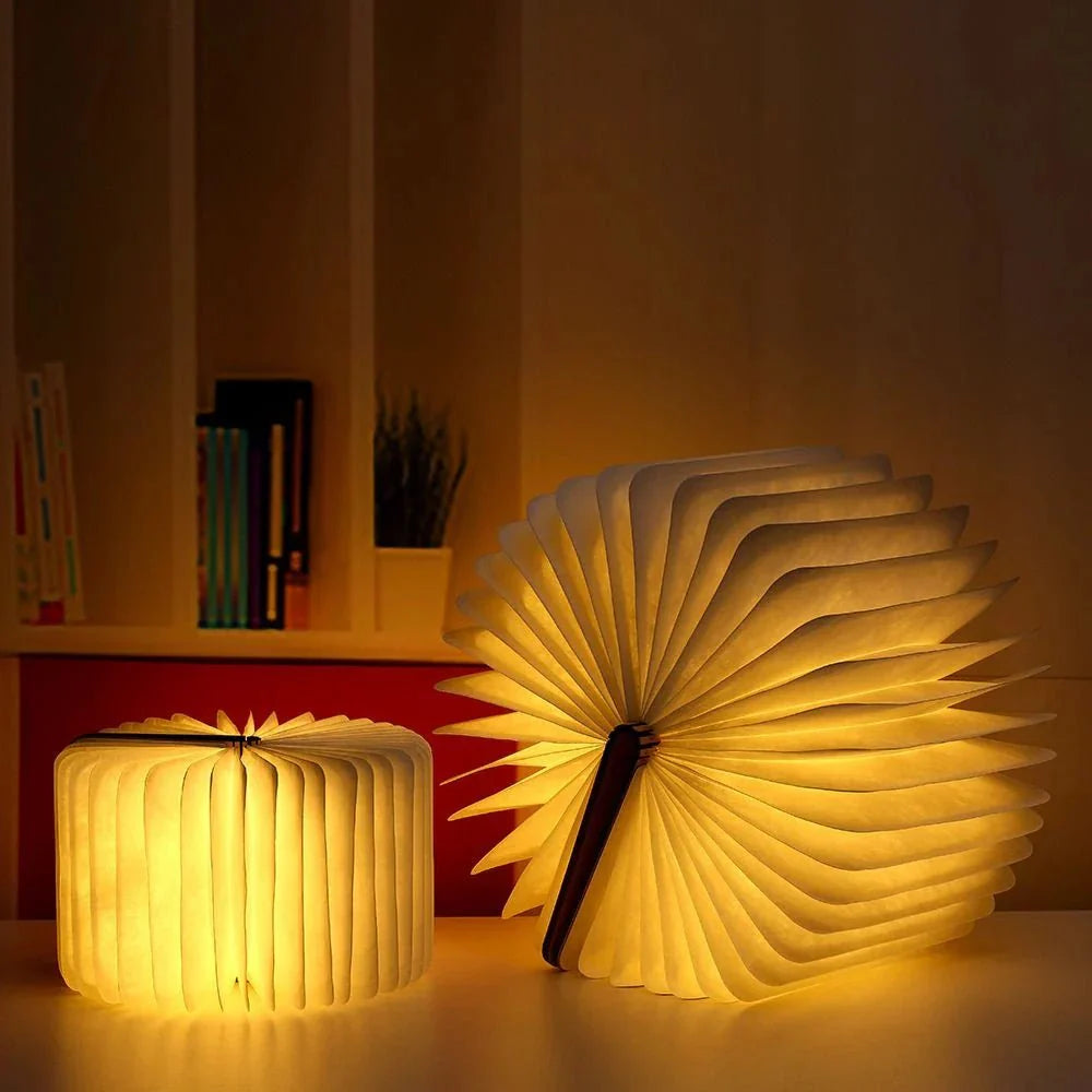 Lumibook Table Lamp | 360° Foldable Rechargeable Light 3