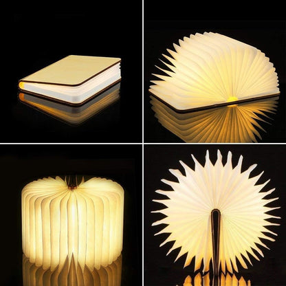 Lumibook Table Lamp | 360° Foldable Rechargeable Light 5
