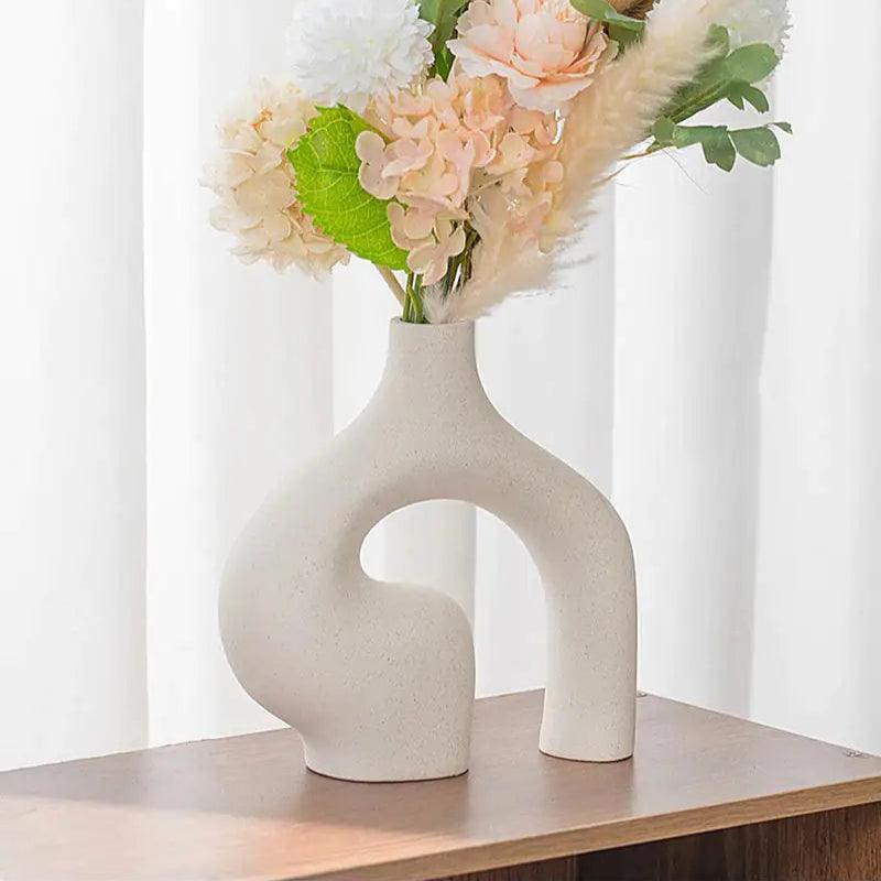 Danish Abstract Double Vase | Ceramic 3