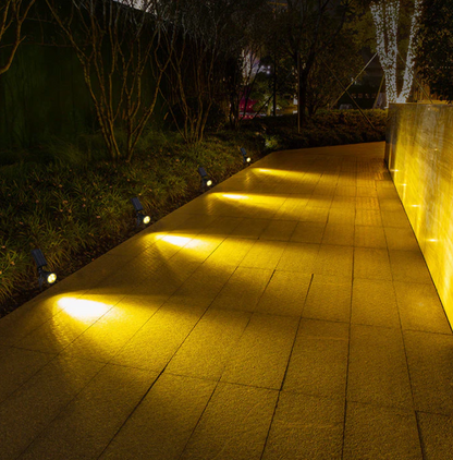 Solar garden lamp LED reflector 4x LED - adjustable spot for outdoor lighting 3