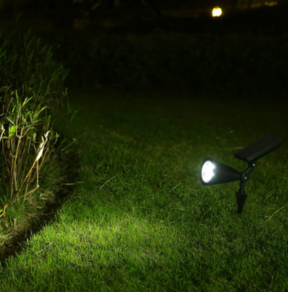 Solar garden lamp LED reflector 4x LED - adjustable spot for outdoor lighting 7