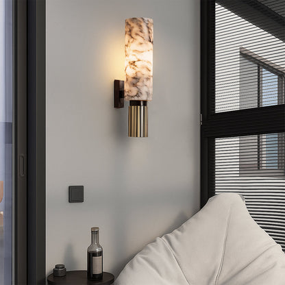 Copper stone Wall Light 1
