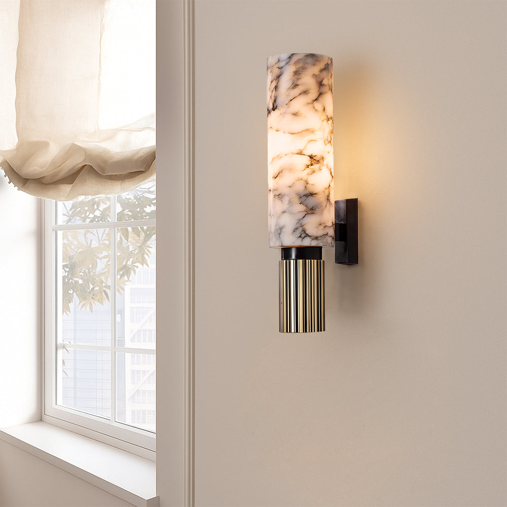 Copper stone Wall Light 2