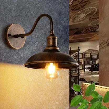 Industrial retro wall lamp - vintage style sconce 1