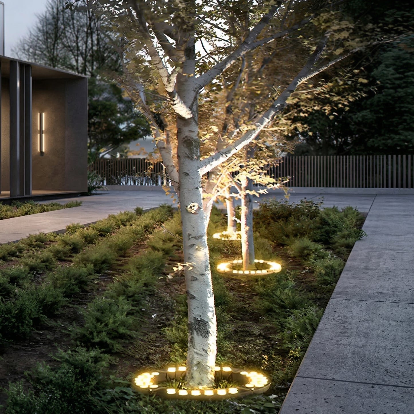 Elara Haus Arboreal 360° Ring Uplight – Modular Waterproof Tree Spotlight