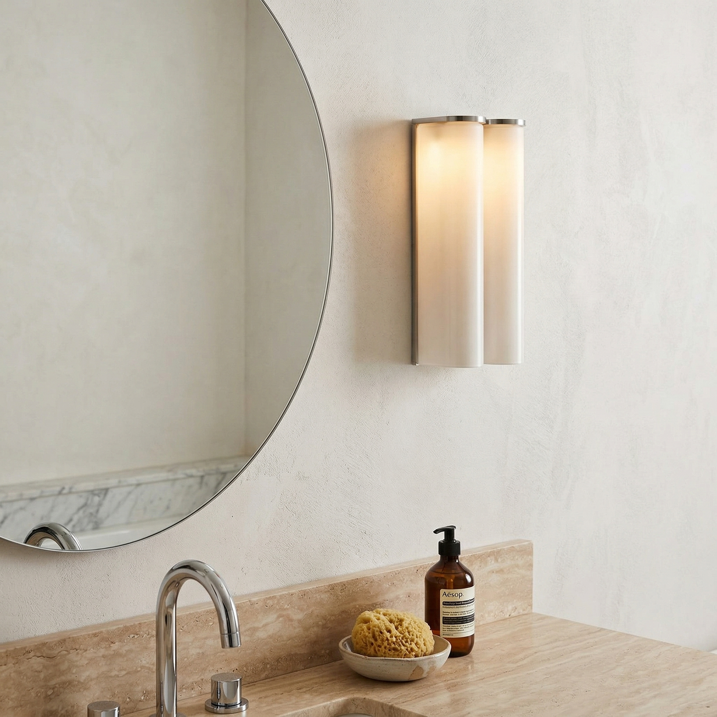Arched Glass Tube Wall Sconce 6