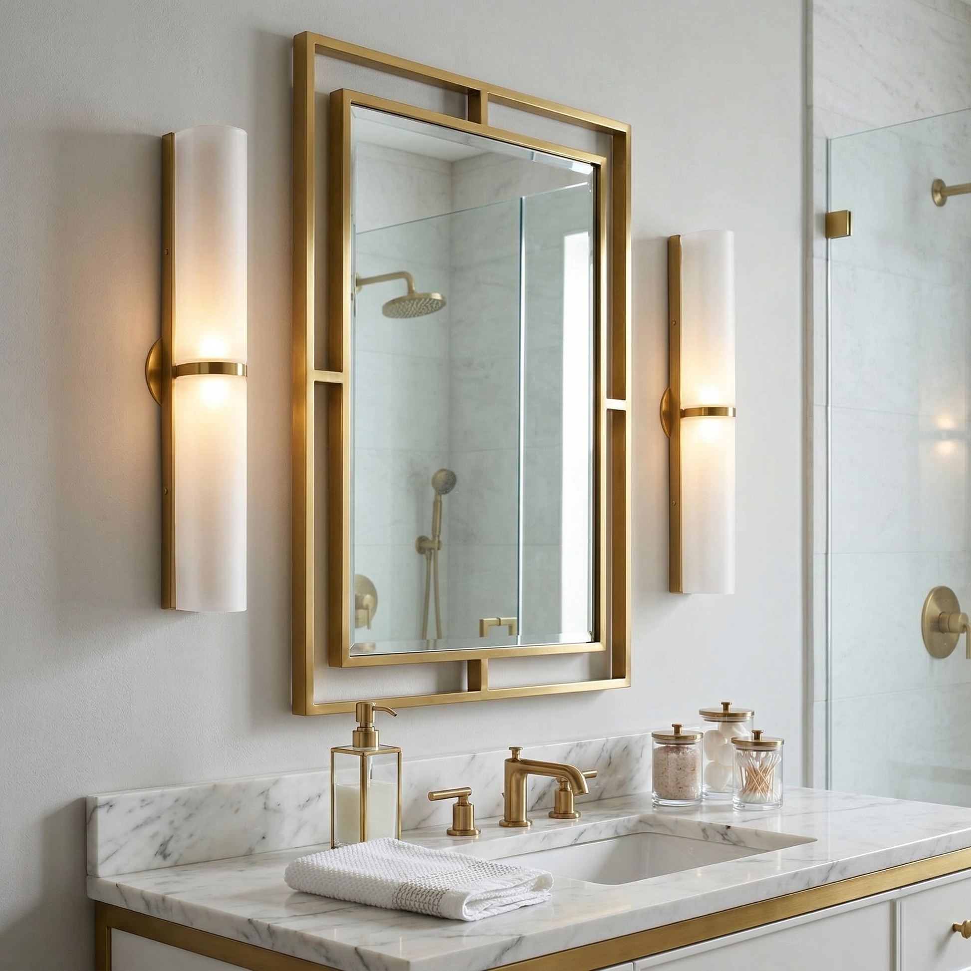 Arched Glass Tube Wall Sconce 2