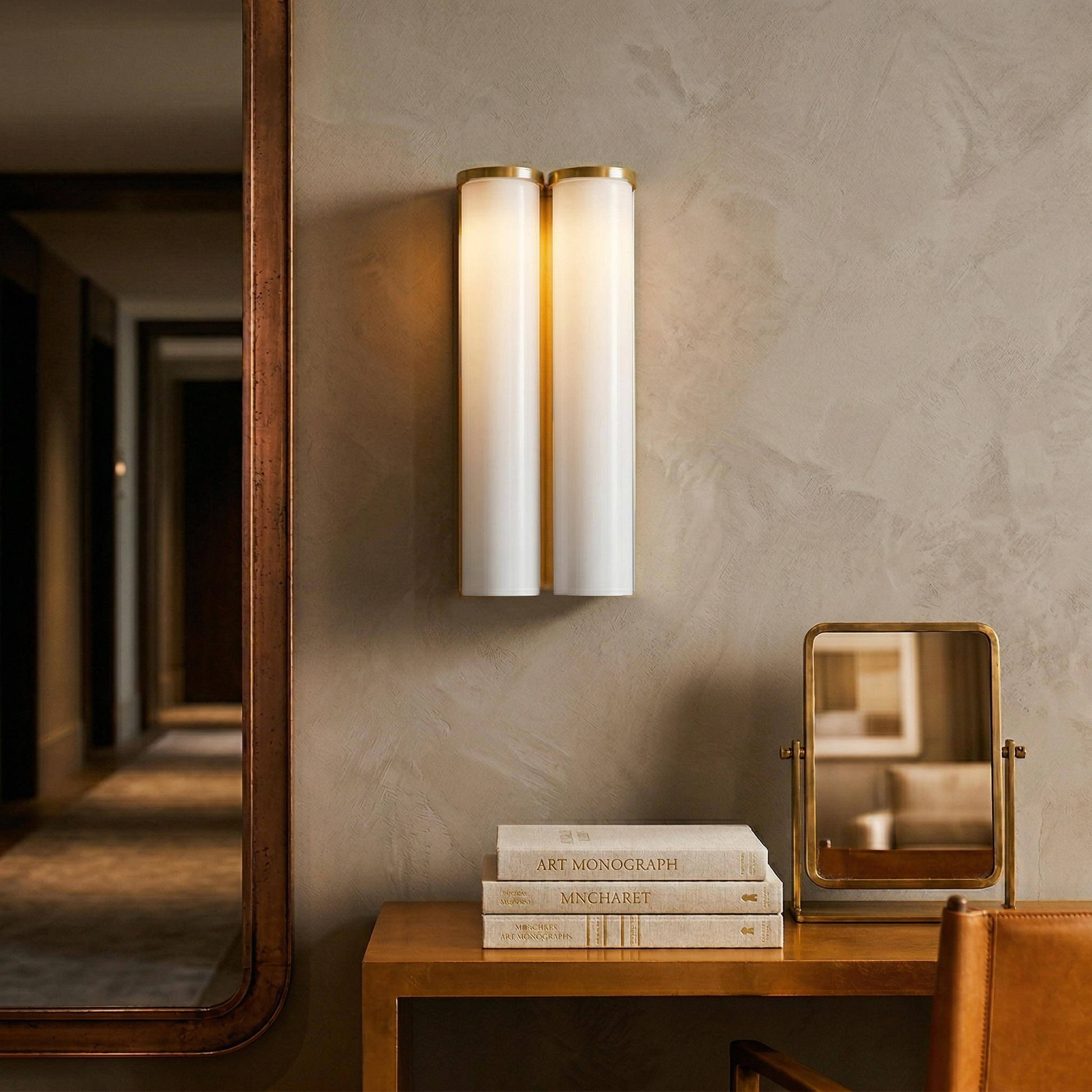 Arched Glass Tube Wall Sconce 4