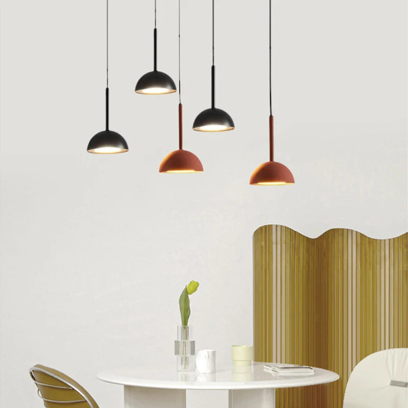 Minimalist black LED ceiling lamp 1
