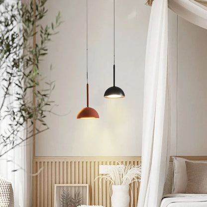 Minimalist black LED ceiling lamp 2