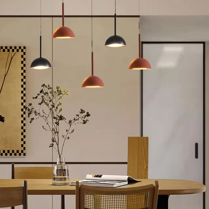 Minimalist black LED ceiling lamp 3