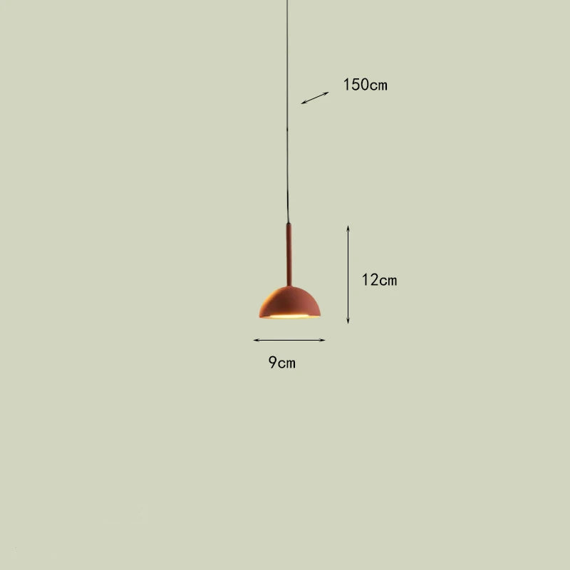 Minimalist black LED ceiling lamp 4