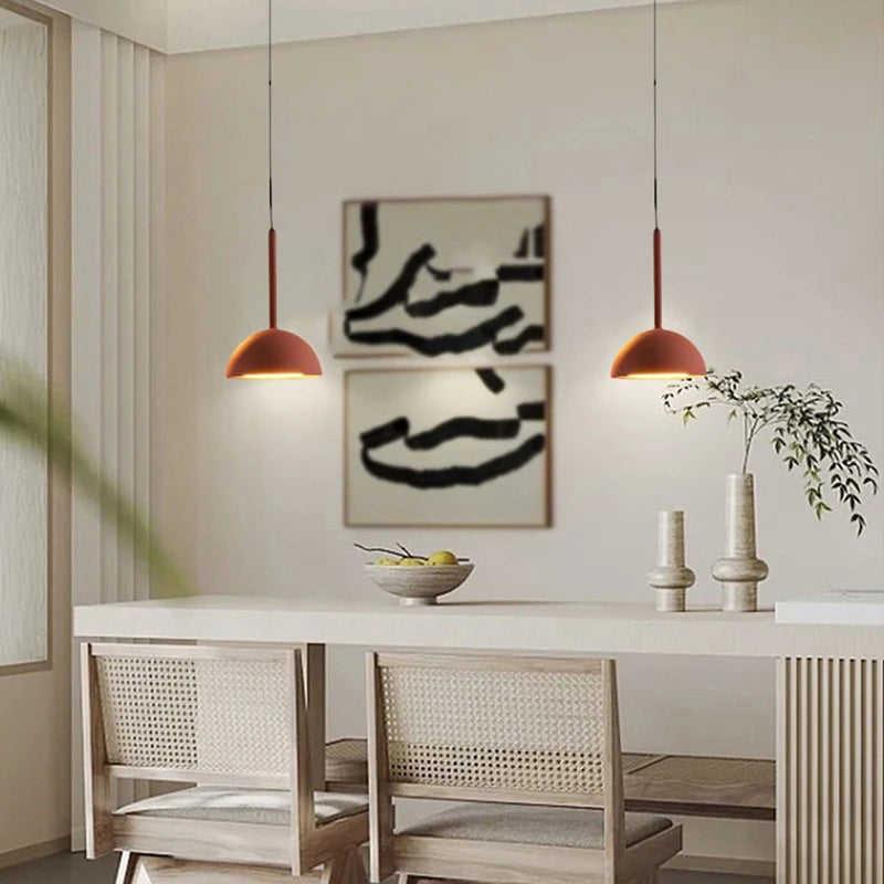 Minimalist black LED ceiling lamp 5