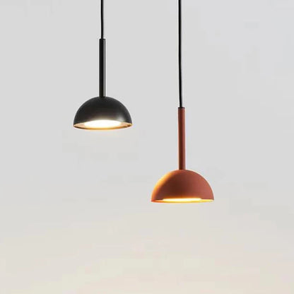 Minimalist black LED ceiling lamp 6