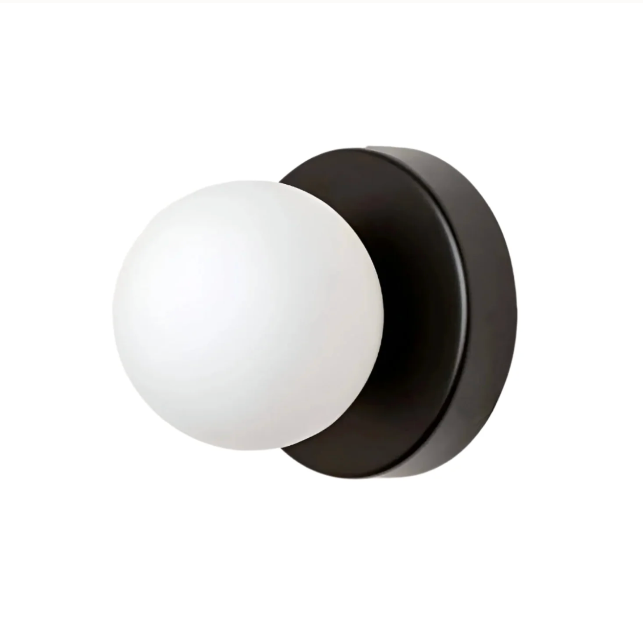 A modern wall sconce with a spherical shade – a minimalist design for interiors 0