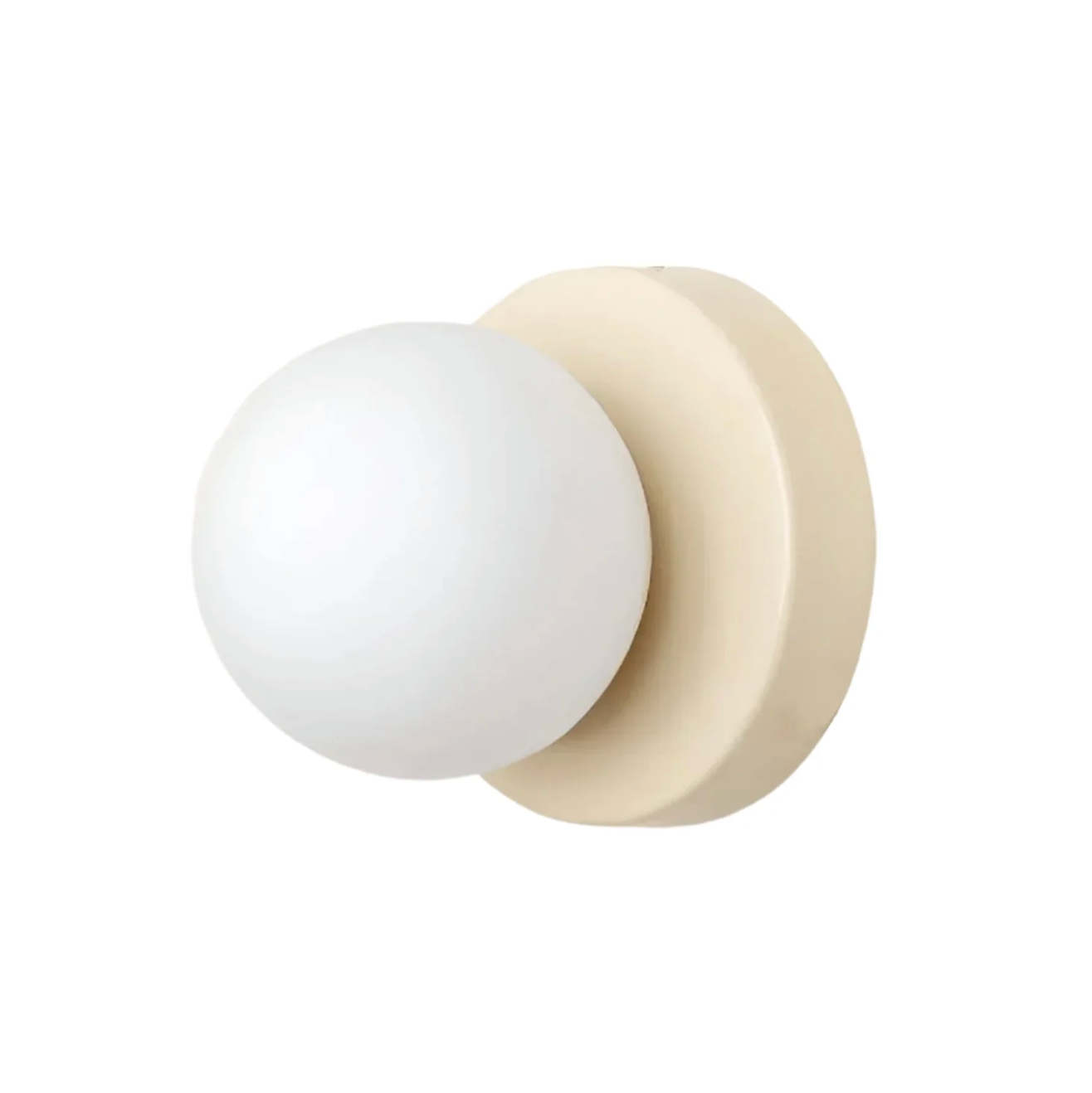 A modern wall sconce with a spherical shade – a minimalist design for interiors 4