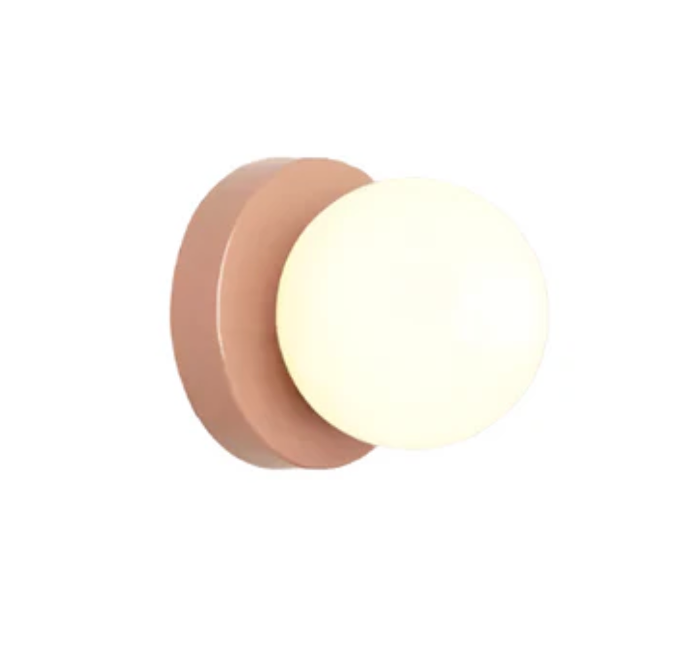 A modern wall sconce with a spherical shade – a minimalist design for interiors 7