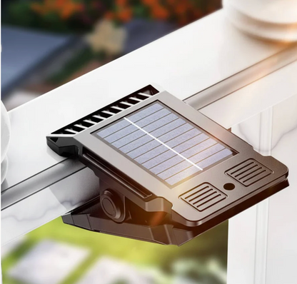 Solar LED lamp with IP65 motion sensor – outdoor lighting for garden, balcony and terrace 0
