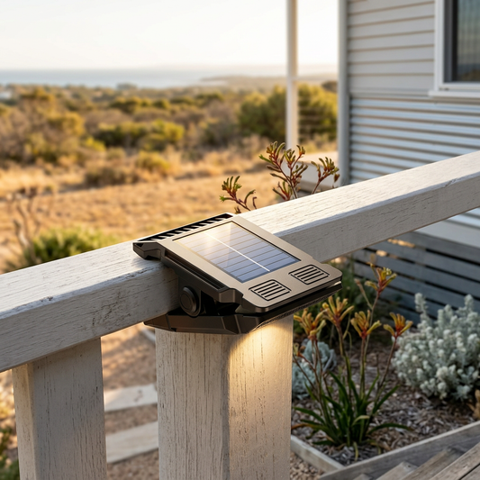 Elara Haus Architectural Clip-On Solar Security Fence & Balustrade Light