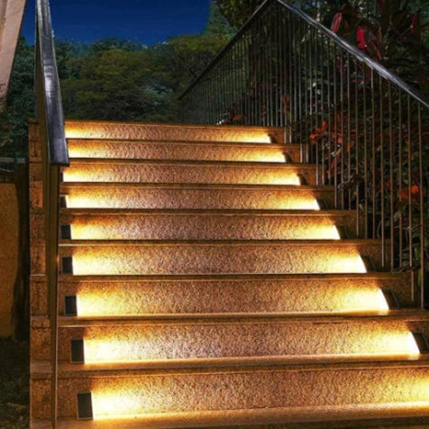 Solar LED lamp set for lighting stairs and garden 5