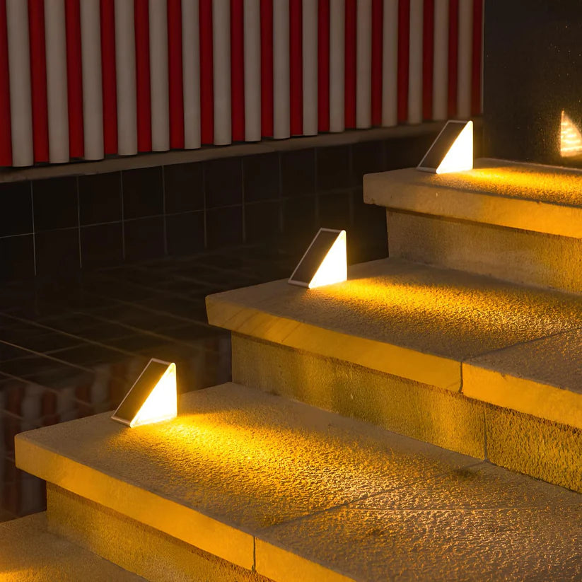 Solar LED lamp set for lighting stairs and garden 8