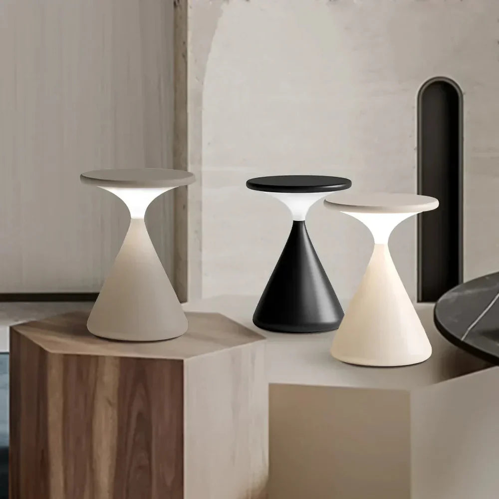Rechargeable LED table lamp with levitation effect – modern, waterproof 1