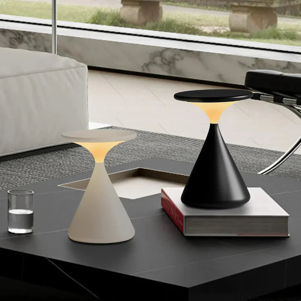 Rechargeable LED table lamp with levitation effect – modern, waterproof 3