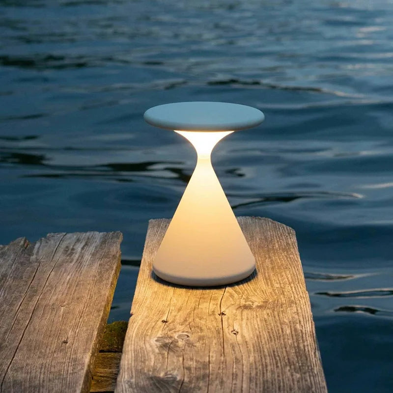 Rechargeable LED table lamp with levitation effect – modern, waterproof 5