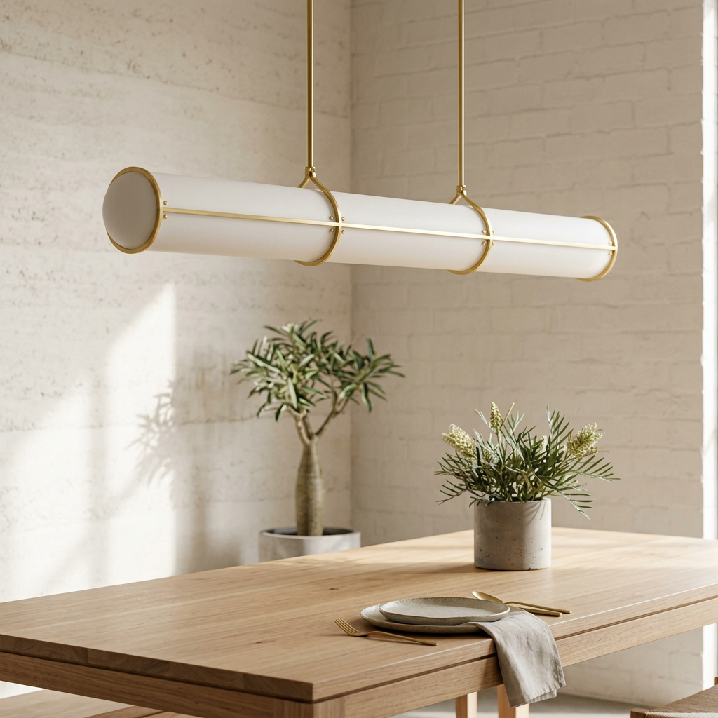 Elara Haus Architectural Glass Linear Lamp