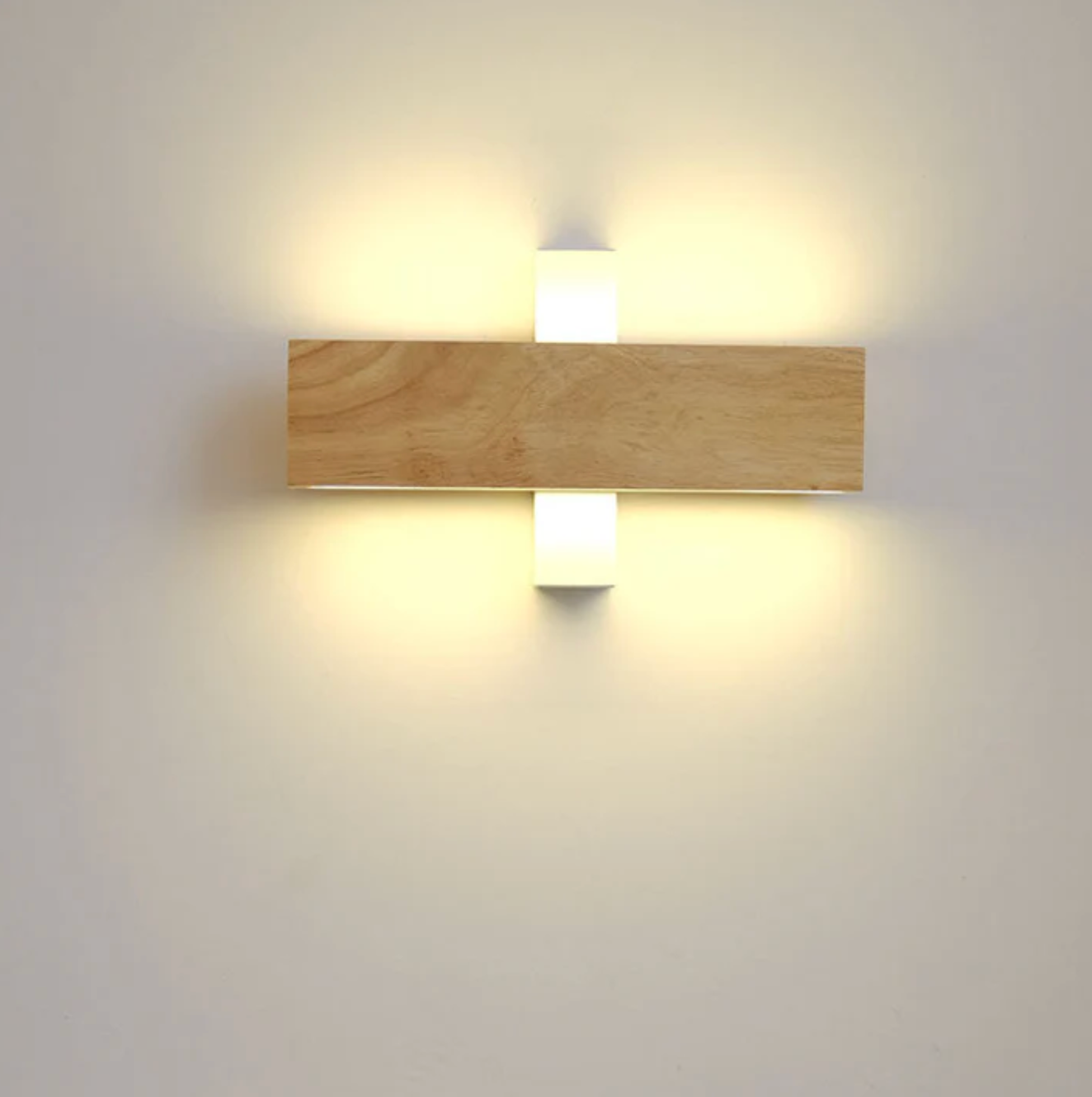 Wooden LED wall sconce – minimalist linear lamp 5