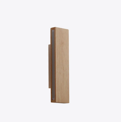 Wooden LED wall sconce – minimalist linear lamp 6