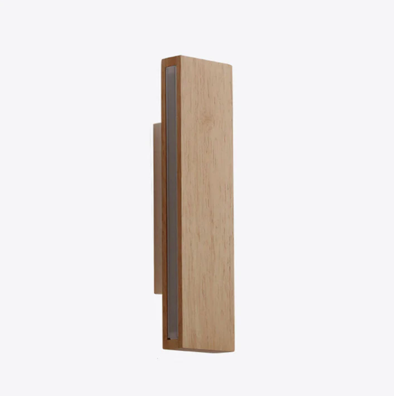 Wooden LED wall sconce – minimalist linear lamp 7