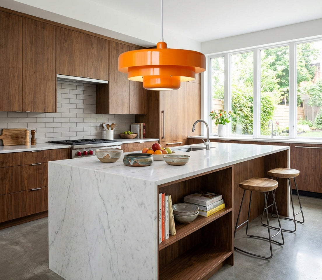 Elara Haus Architectural Layered Light - Modern Suspension