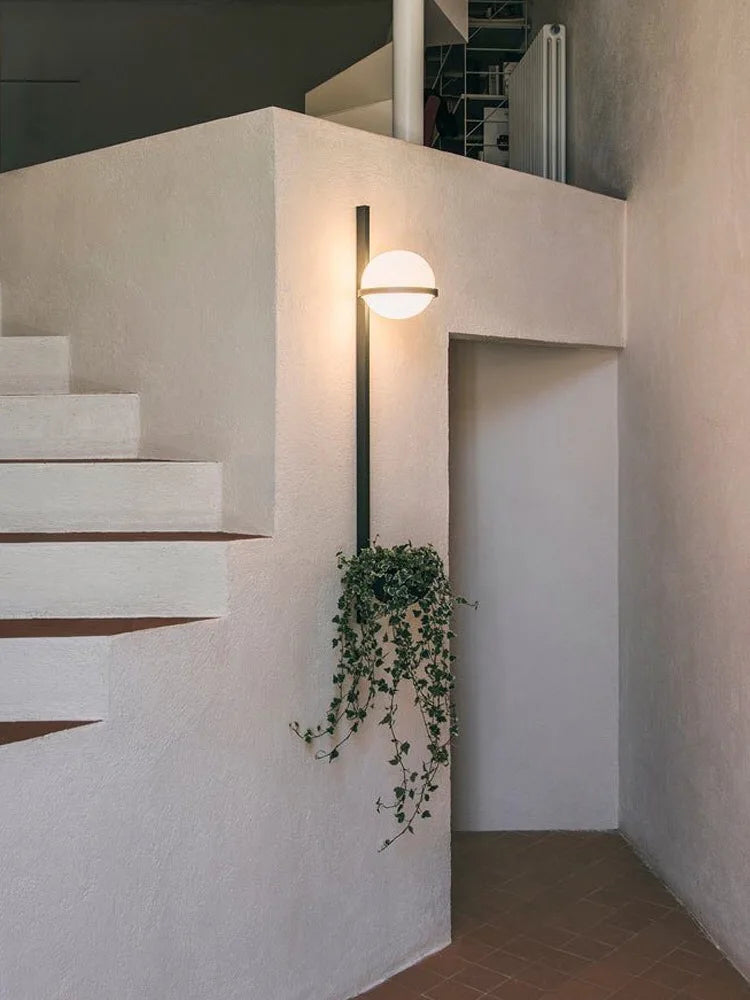 Modern Wall Sconce Lamp with LED Balls and Flower Pot 3