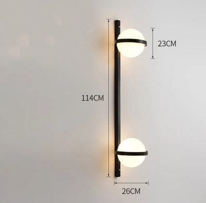 Modern Wall Sconce Lamp with LED Balls and Flower Pot 7