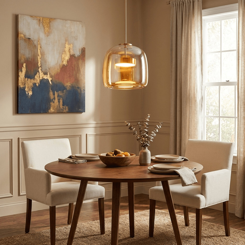 Metro Sphere Glass Pendant Lamp 2
