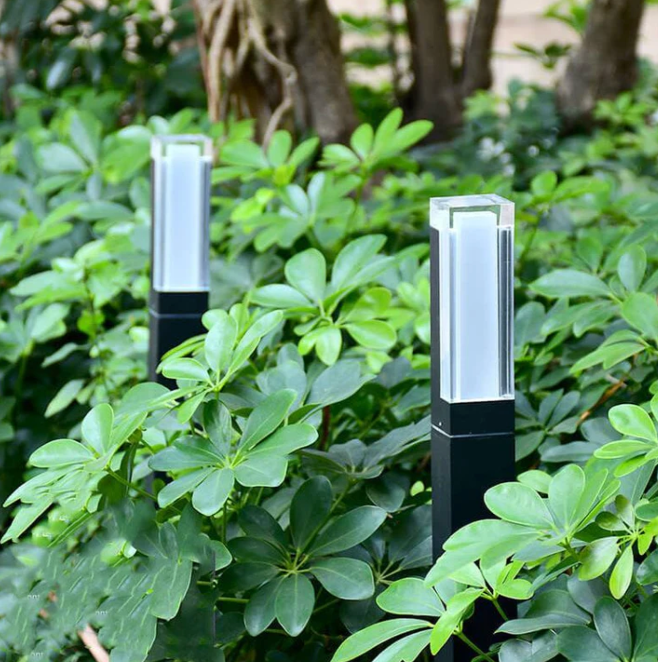Modern LED garden lamp - waterproof outdoor post 4