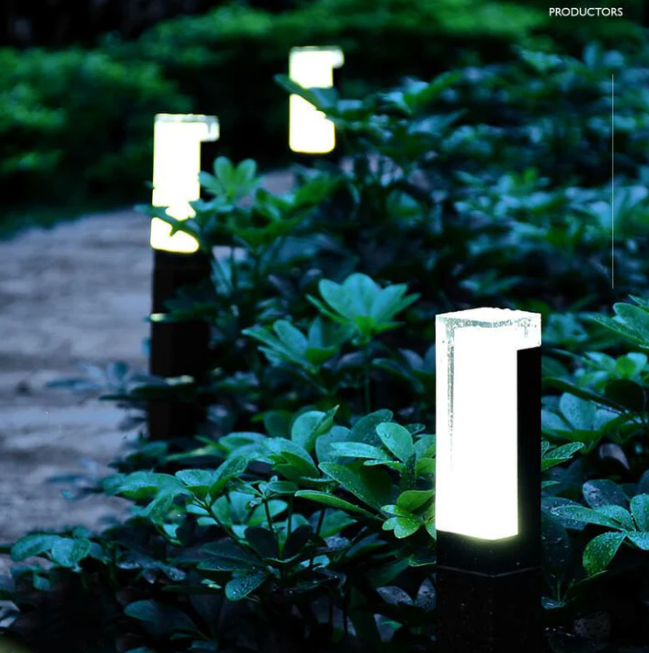 Modern LED garden lamp - waterproof outdoor post 6
