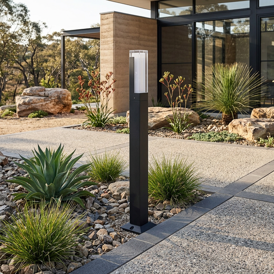 Elara Haus Architectural Precision Landscape Post