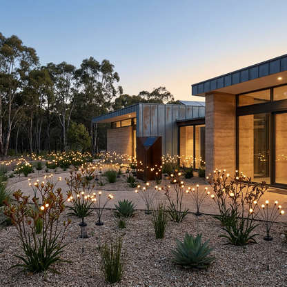 Elara Haus Architectural Solar Firefly Swaying Garden Lights